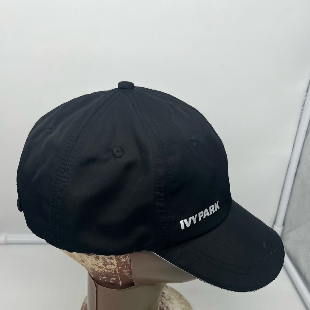 IVY PARK BY BEYONCÉ Reflective Logo Brim Black Baseball Face Cap - Picture 3 of 8